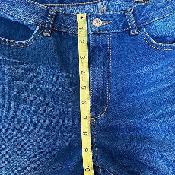 MANGO | High Rise Flare Released Hem Jean Pants - Picture 8 of 9